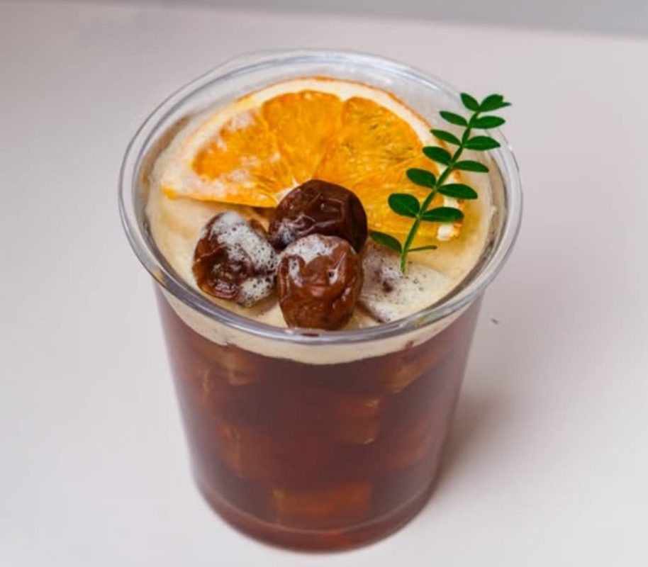 cách pha ColdBrew Trà Mơ