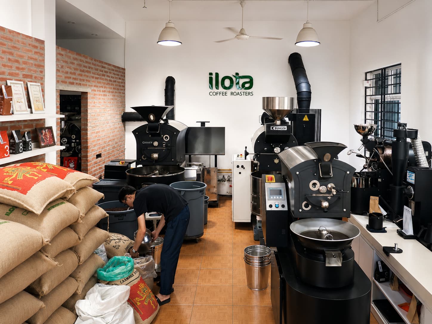 Xưởng rang cà phê ILOTA